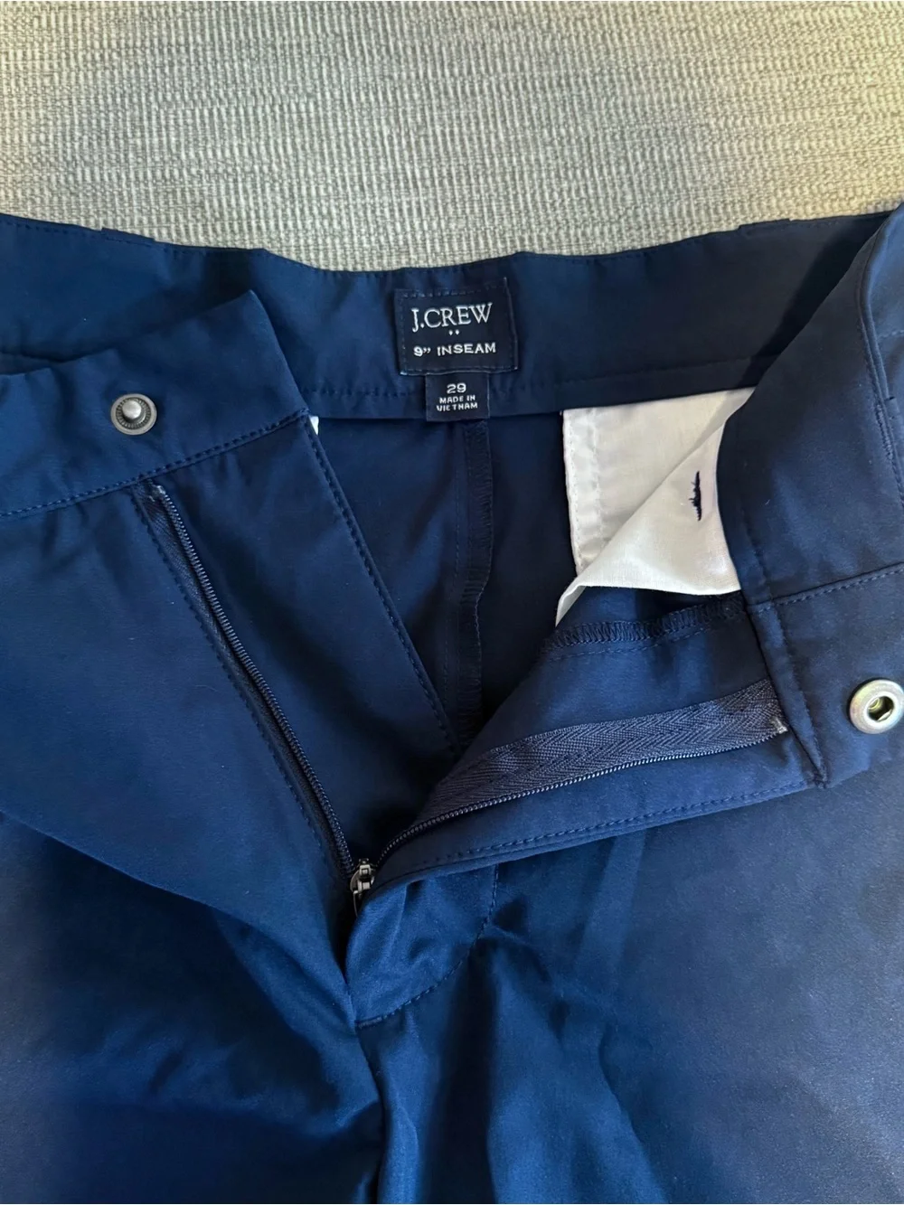 J. Crew Navy Blue Tech Shorts